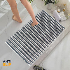 Olivia Rocco Amalfi Cotton Bath Mat and Pedestal Mat Set, 2 Piece