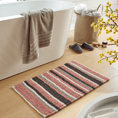Olivia Rocco Padstow Stripe Bath Mat, 50 x 80 cm, Seven Colours