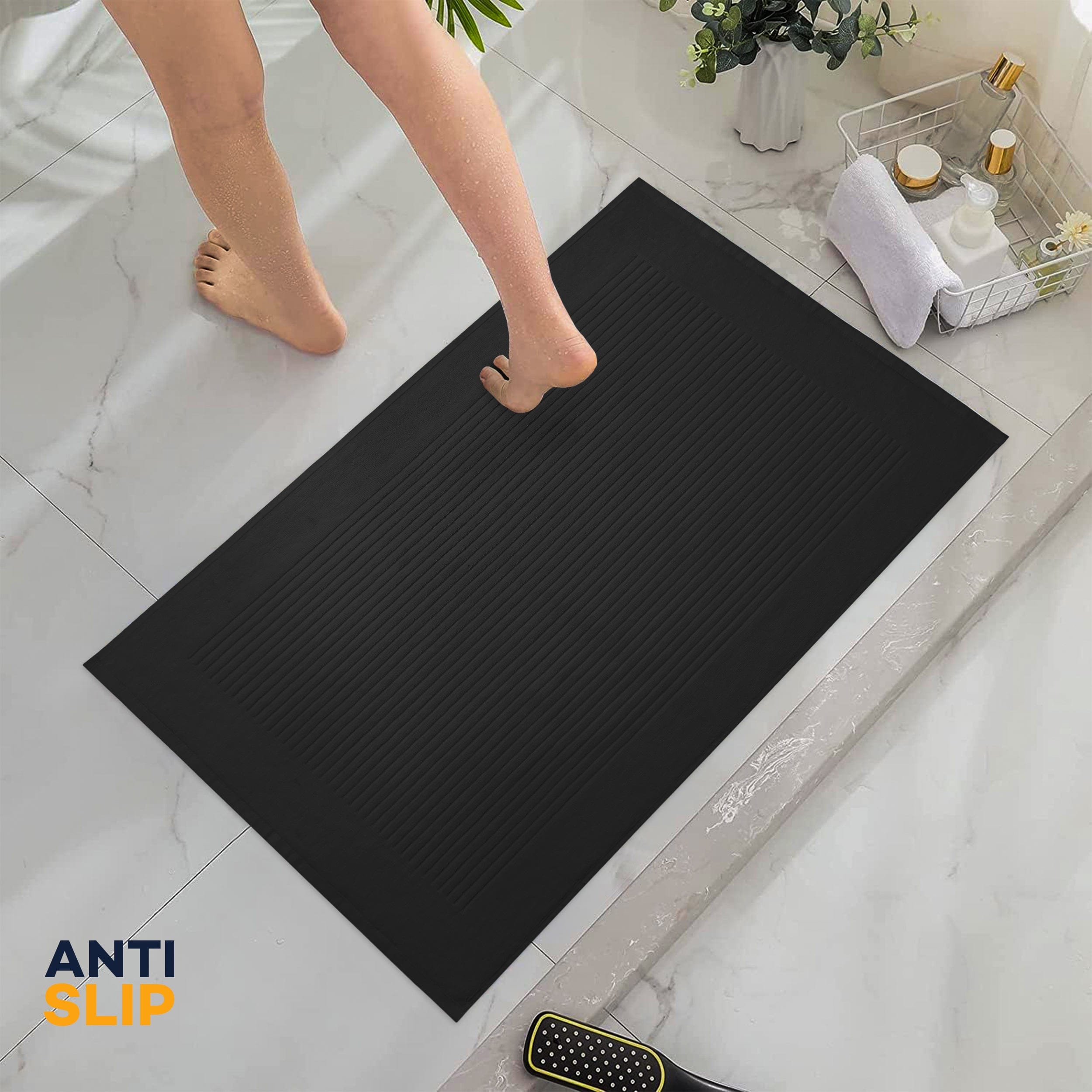 Olivia Rocco Monaco Cotton Bath Mat and Pedestal Mat Set, 2 Piece