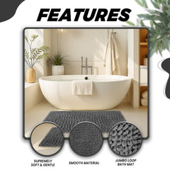 Olivia Rocco Jumbo Loop Cotton Bath Mat, Four Colours