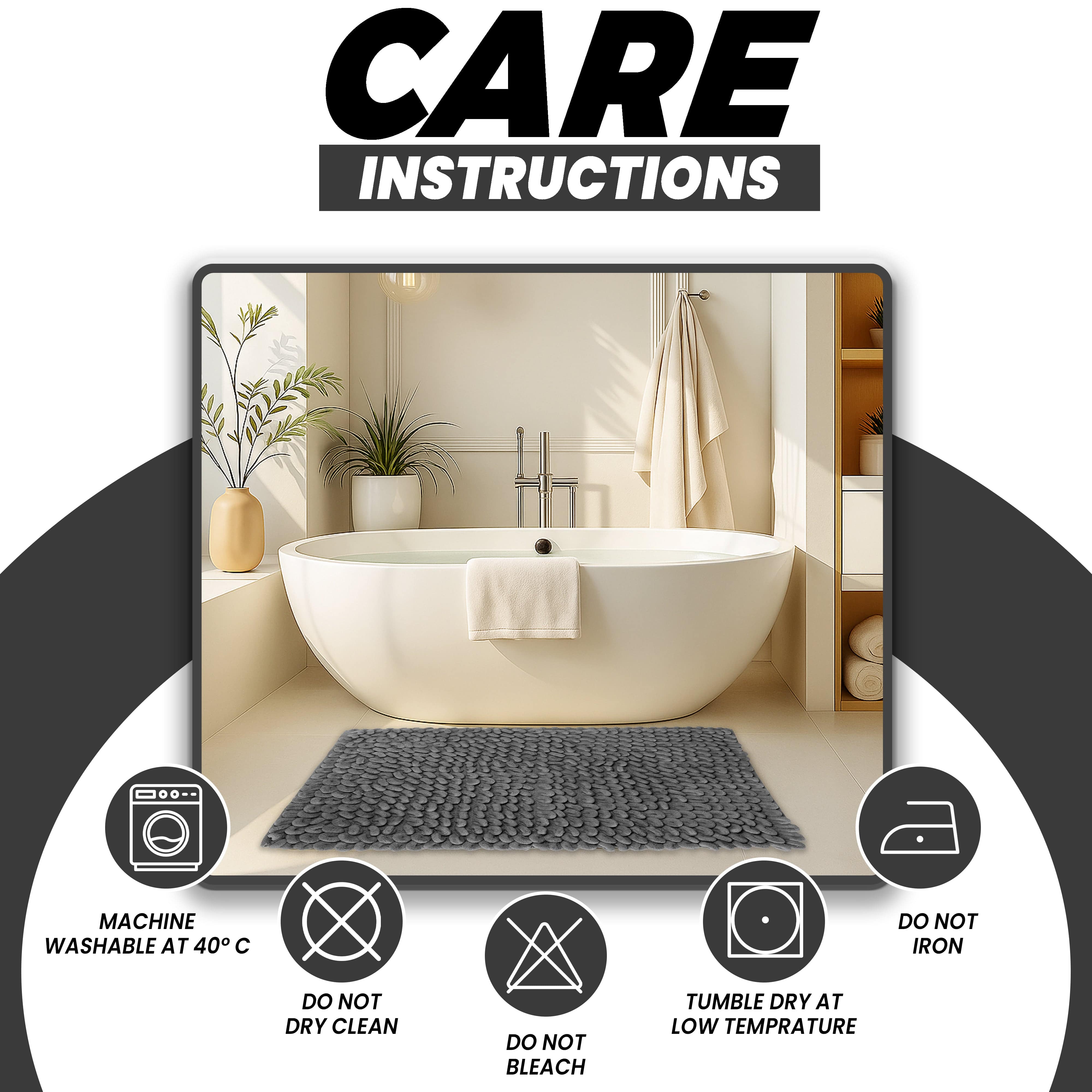 Olivia Rocco Jumbo Loop Cotton Bath Mat, Four Colours