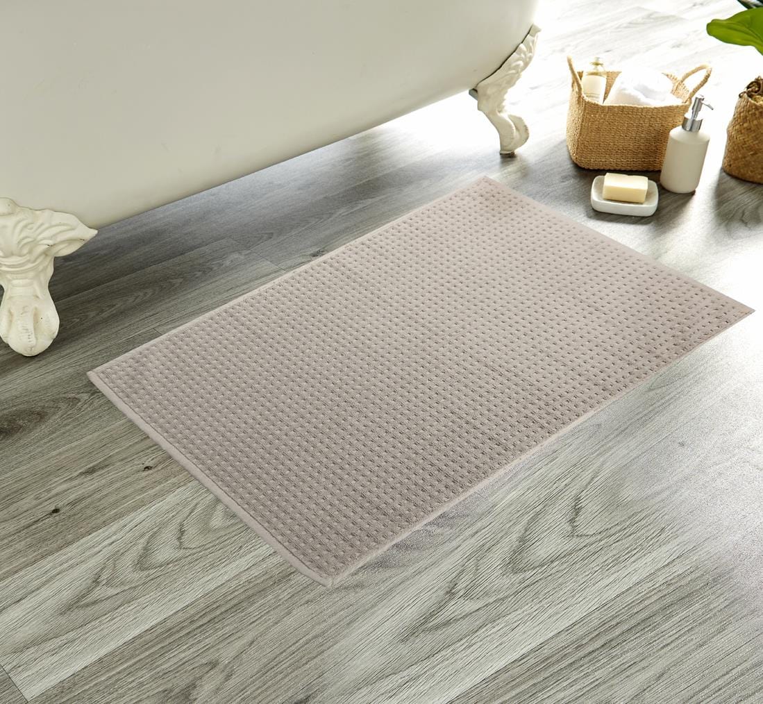 Olivia Rocco Luxe Deep Pile Cotton Bath Mat, 50 x 80 cm