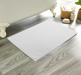 Olivia Rocco Luxe Deep Pile Cotton Bath Mat, 50 x 80 cm