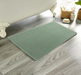 Olivia Rocco Luxe Deep Pile Cotton Bath Mat, 50 x 80 cm