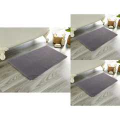 Olivia Rocco Luxe Deep Pile Cotton Bath Mats, Pack of 3, 50 x 80 cm