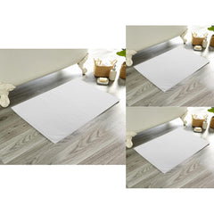 Olivia Rocco Luxe Deep Pile Cotton Bath Mats, Pack of 3, 50 x 80 cm