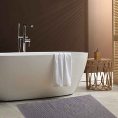 Olivia Rocco Luxe Deep Pile Cotton Bath Mats, Pack of 3, 50 x 80 cm