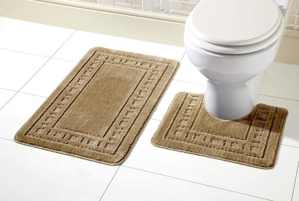Olivia Rocco Miami Bath Mat and Pedestal Mat Set, 18 Colours