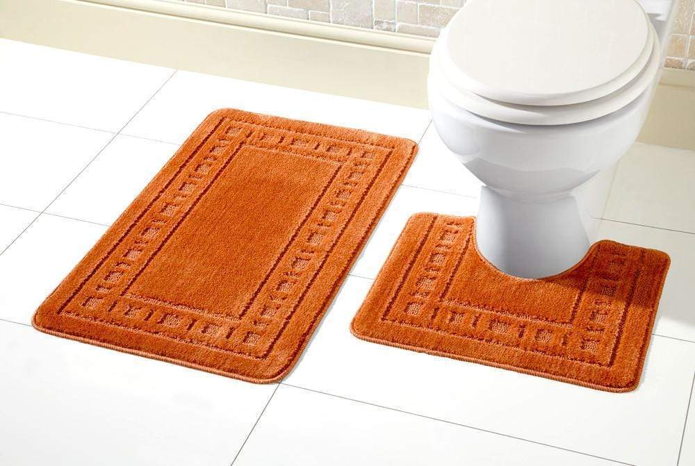 Olivia Rocco Miami Bath Mat and Pedestal Mat Set, 18 Colours