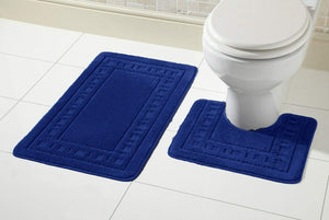Olivia Rocco Miami Bath Mat and Pedestal Mat Set, 18 Colours