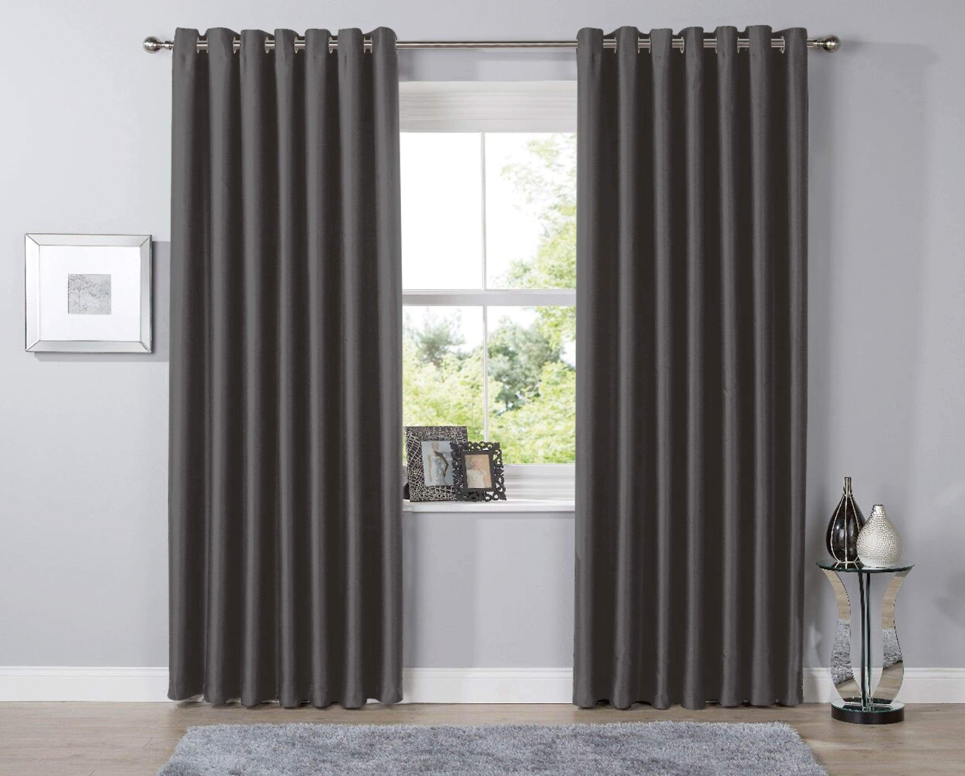Olivia Rocco Thermal Blackout Eyelet Curtains, Pair