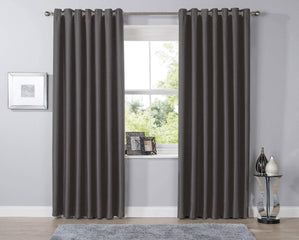 Olivia Rocco Thermal Blackout Eyelet Curtains, Pair