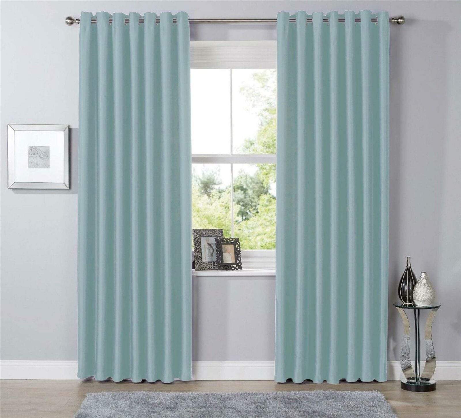 Olivia Rocco Thermal Blackout Eyelet Curtains, Pair