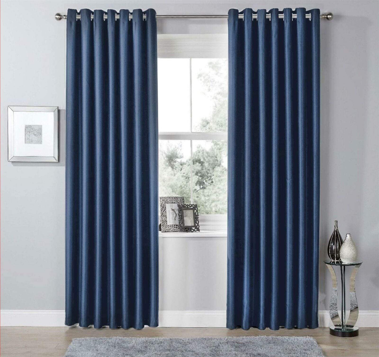 Olivia Rocco Thermal Blackout Eyelet Curtains, Pair