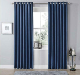 Olivia Rocco Thermal Blackout Eyelet Curtains, Pair