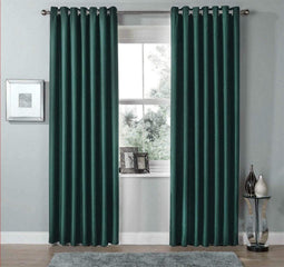 Olivia Rocco Thermal Blackout Eyelet Curtains, Pair