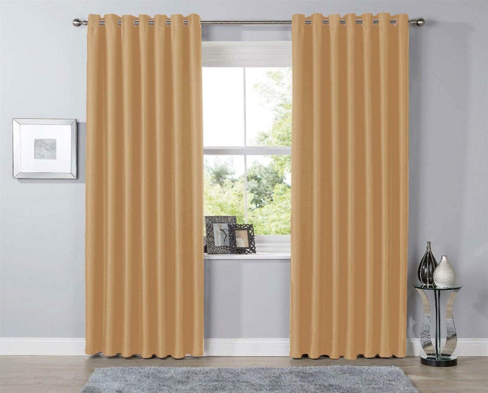 Olivia Rocco Thermal Blackout Eyelet Curtains, Pair
