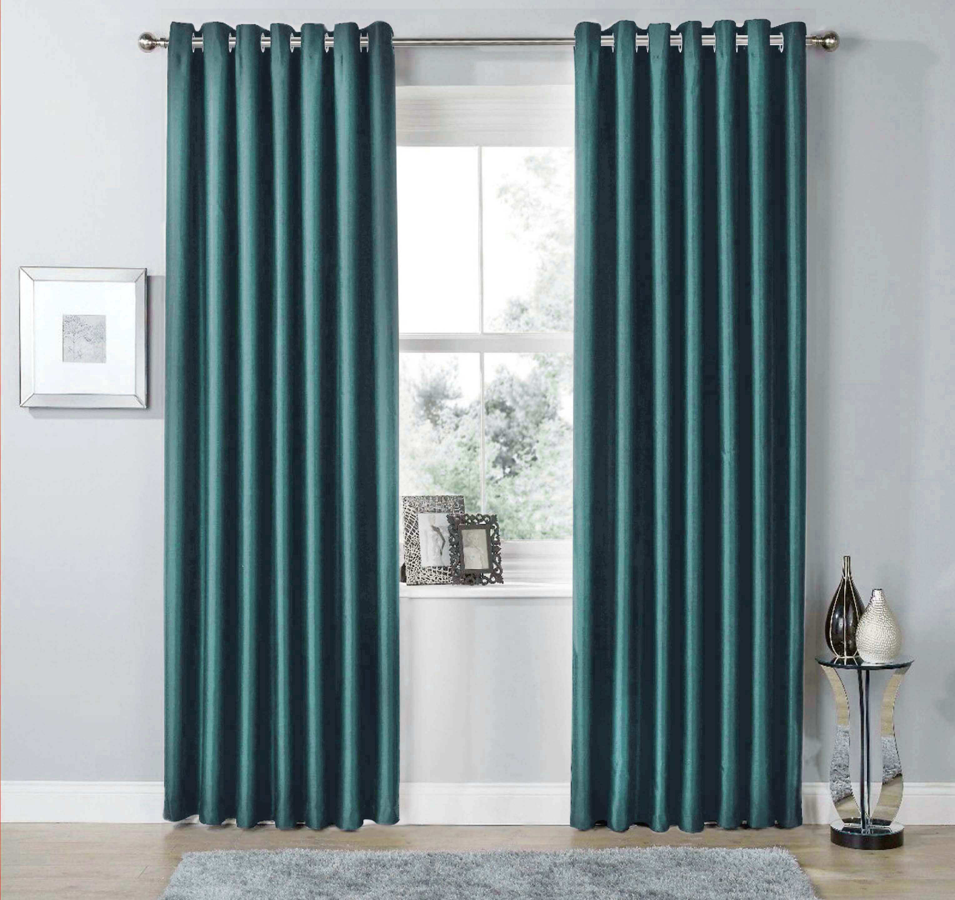 Olivia Rocco Thermal Blackout Eyelet Curtains, Pair