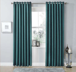 Olivia Rocco Thermal Blackout Eyelet Curtains, Pair