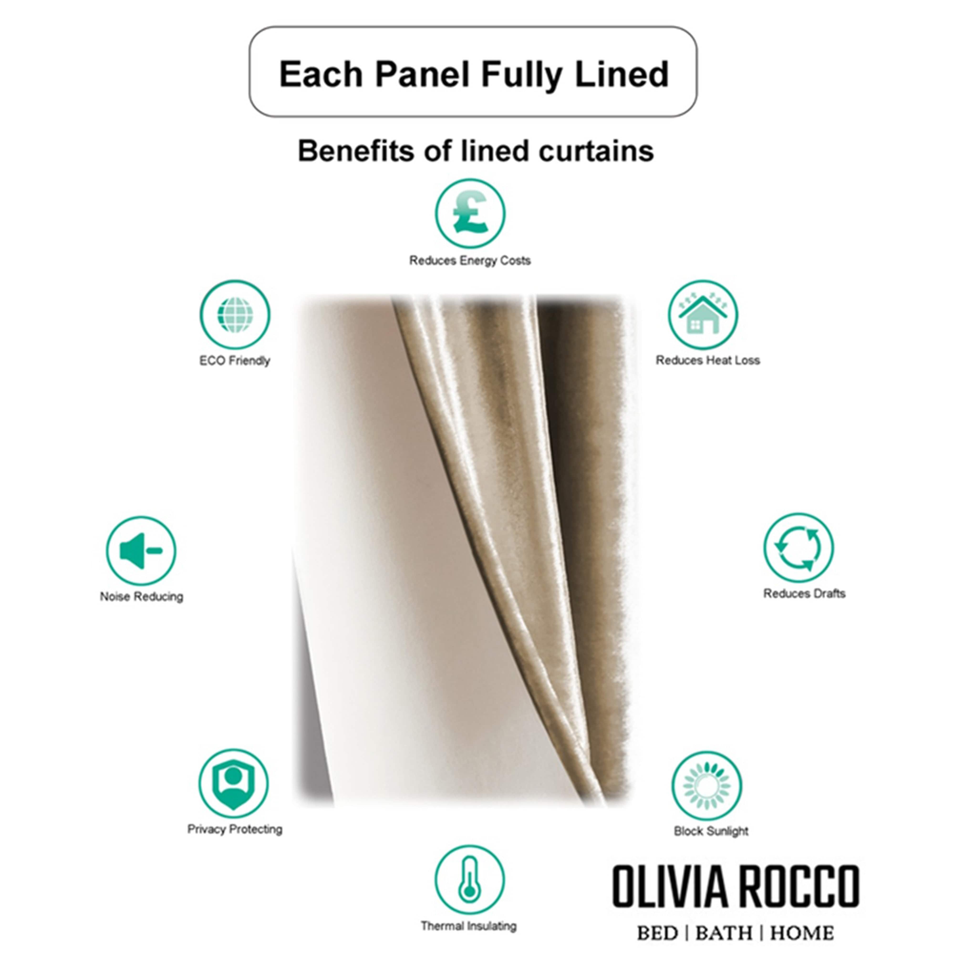 Olivia Rocco Paris Natural Jacquard Eyelet Curtains, Pair, Lined