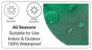 Olivia Rocco Emerald Bees Water-Resistant Cushion Covers, 43 x 43 cm