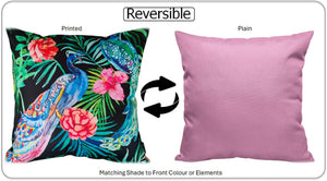 Olivia Rocco Peacock Water-Resistant Cushion Covers, 43 x 43 cm