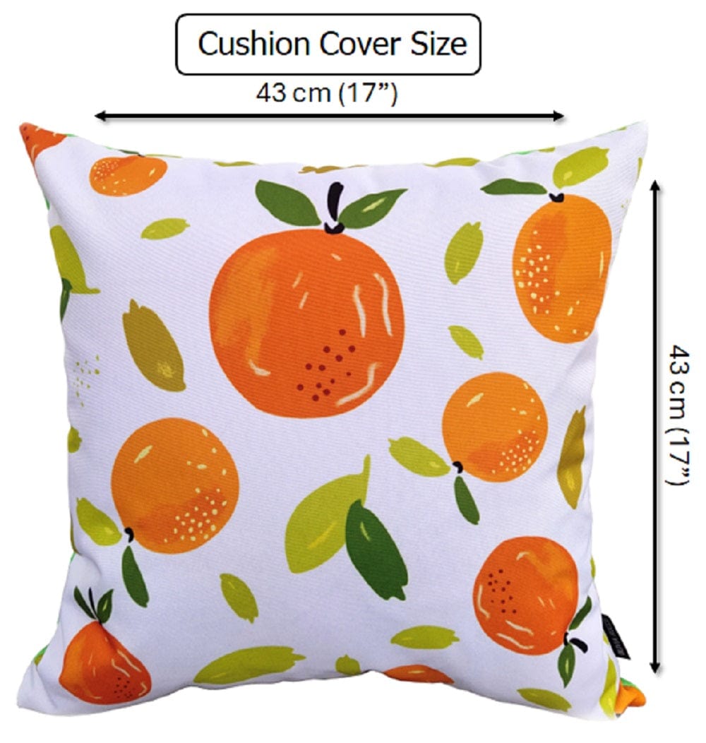Olivia Rocco Summer Fruits Water-Resistant Cushion Covers, 43 x 43 cm