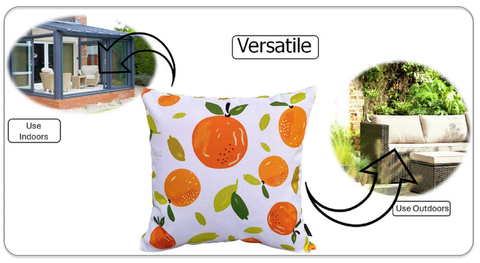 Olivia Rocco Summer Fruits Water-Resistant Cushion Covers, 43 x 43 cm, image 2