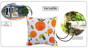 Olivia Rocco Summer Fruits Water-Resistant Cushion Covers, 43 x 43 cm
