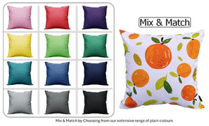 Olivia Rocco Summer Fruits Water-Resistant Cushion Covers, 43 x 43 cm