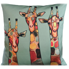 Olivia Rocco Giraffe Water-Resistant Cushion Covers, 43 x 43 cm
