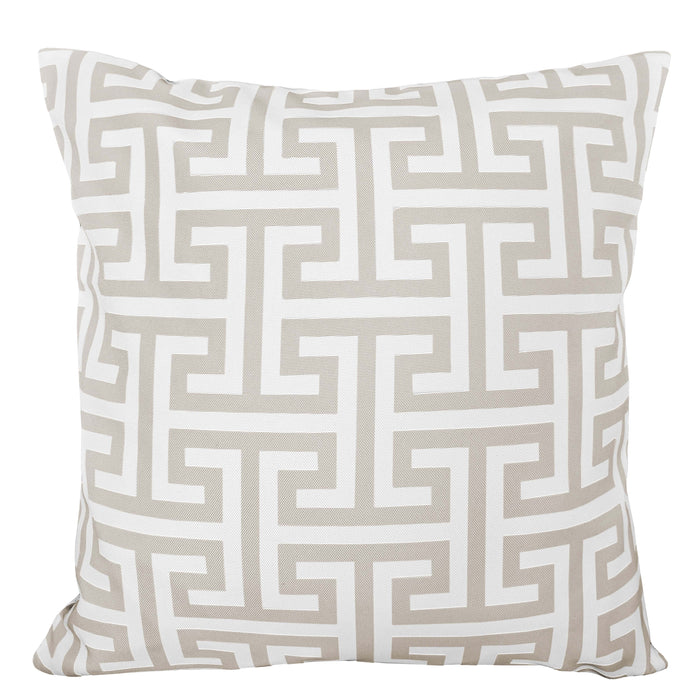 Olivia Rocco Milano Natural Water-Resistant Cushion Covers, 43 x 43 cm, Milano Natural