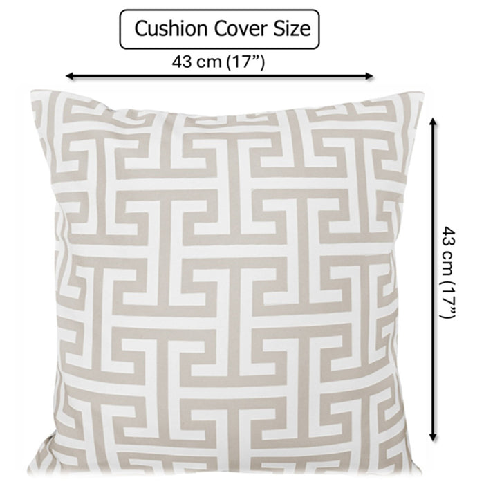 Olivia Rocco Milano Natural Water-Resistant Cushion Covers, 43 x 43 cm, image 2