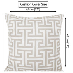 Olivia Rocco Milano Natural Water-Resistant Cushion Covers, 43 x 43 cm