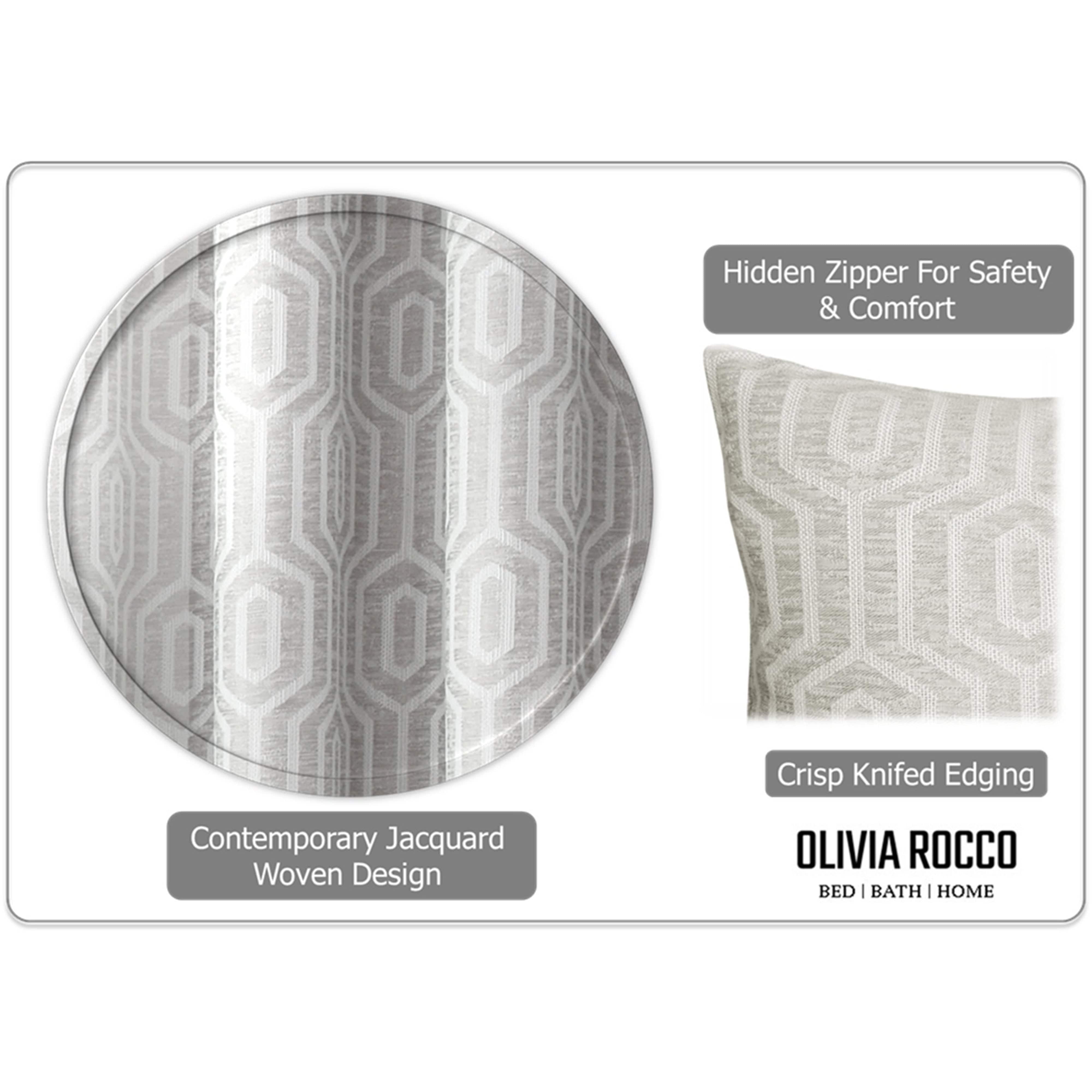 Olivia Rocco Paris Cushion Covers, Pack of 2, Natural, 43 x 43 cm