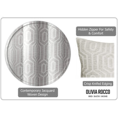 Olivia Rocco Paris Cushion Covers, Pack of 2, Natural, 43 x 43 cm