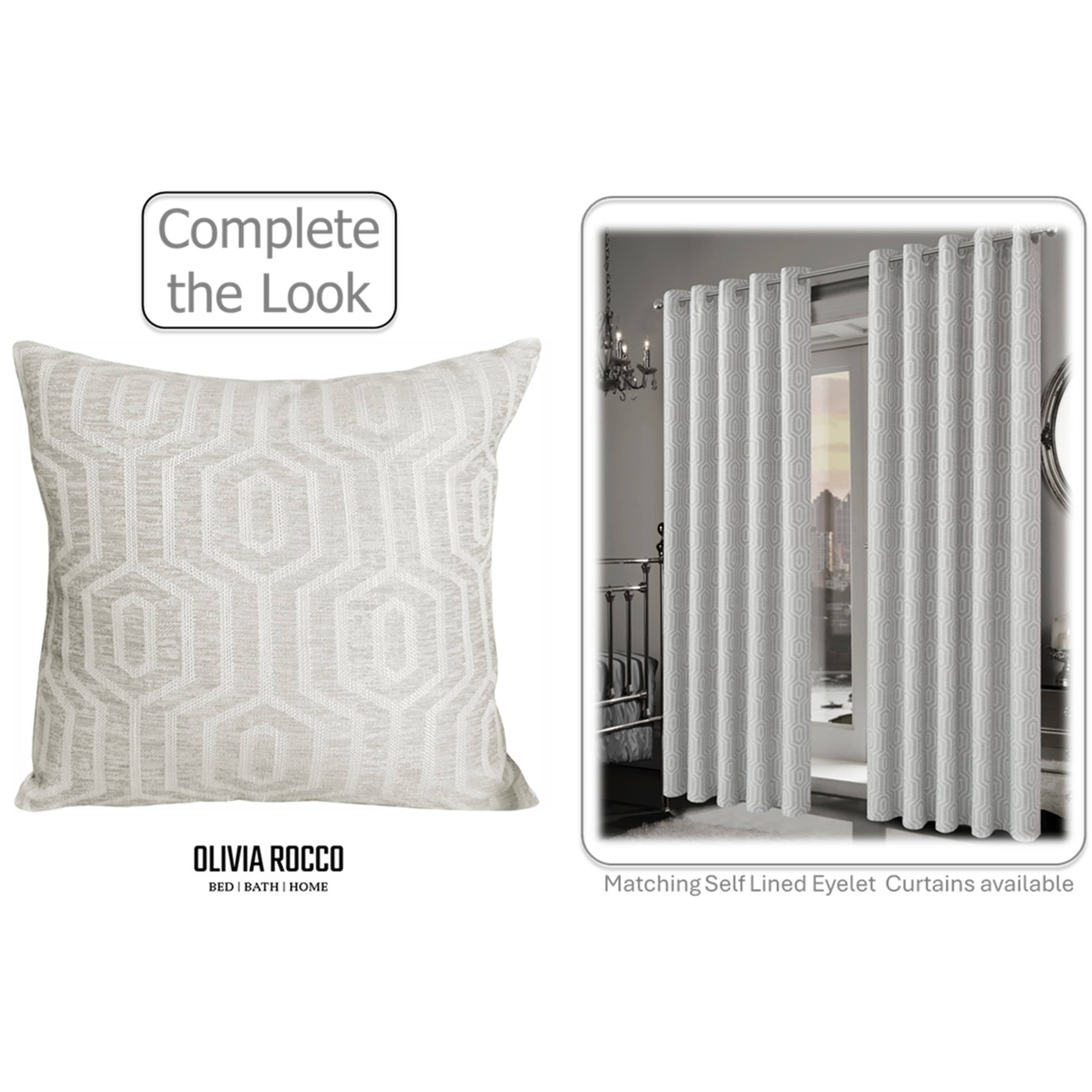 Olivia Rocco Paris Cushion Covers, Pack of 2, Natural, 43 x 43 cm