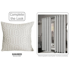 Olivia Rocco Paris Cushion Covers, Pack of 2, Natural, 43 x 43 cm