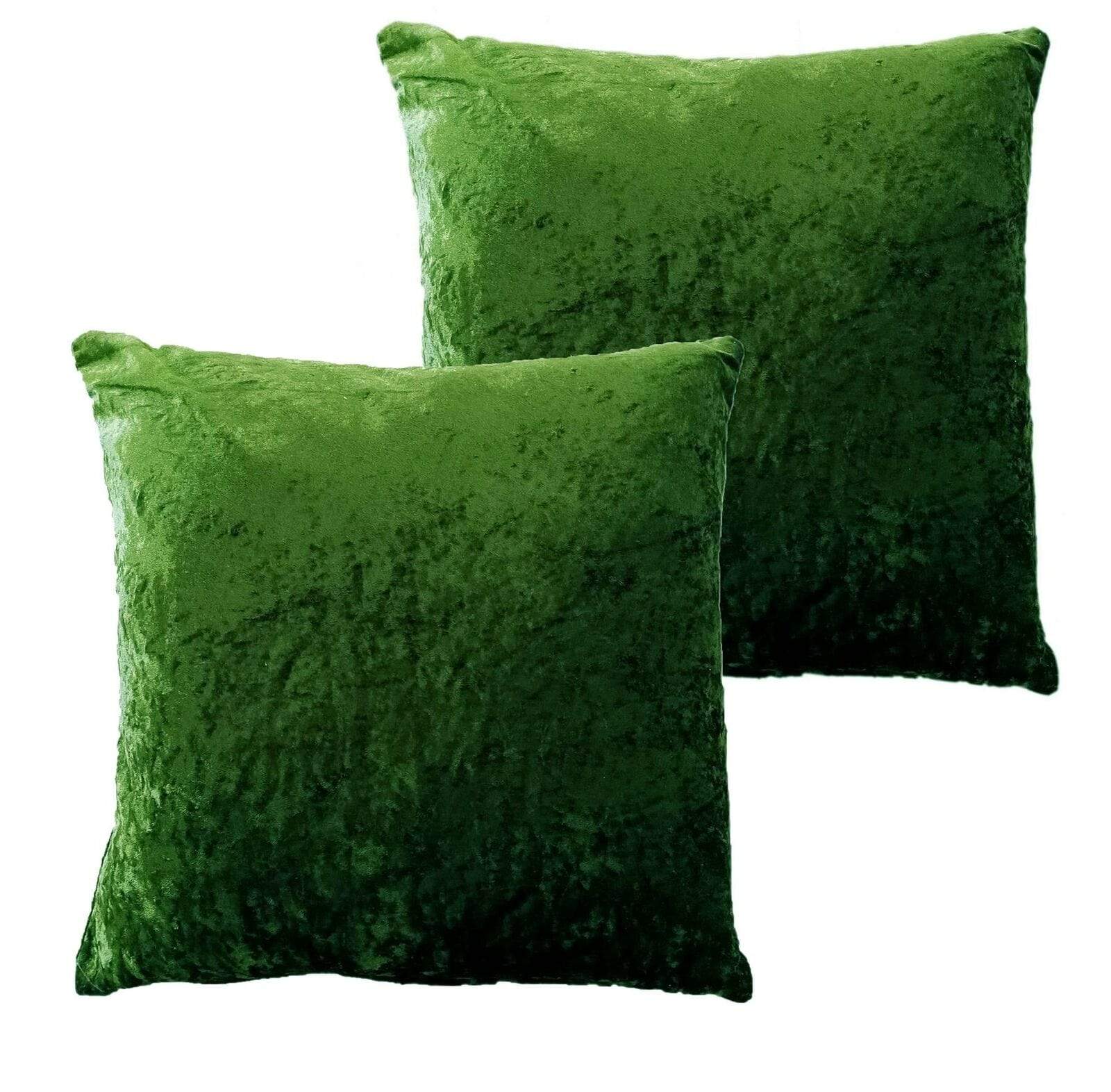 Olivia Rocco Crushed Velvet Cushion Covers, Pack of 2, 43 x 43 cm