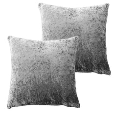 Olivia Rocco Crushed Velvet Cushion Covers, Pack of 2, 43 x 43 cm