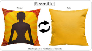 Olivia Rocco Buddha Water-Resistant Cushion Covers, 43 x 43 cm