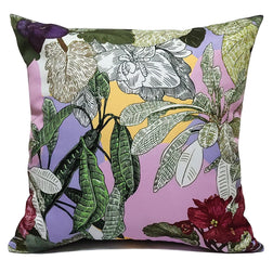 Olivia Rocco Dhalia Lilac Water-Resistant Cushion Covers, 43 x 43 cm