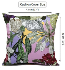 Olivia Rocco Dhalia Lilac Water-Resistant Cushion Covers, 43 x 43 cm