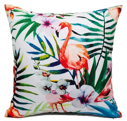 Olivia Rocco Flamingo Water-Resistant Cushion Covers, 43 x 43 cm