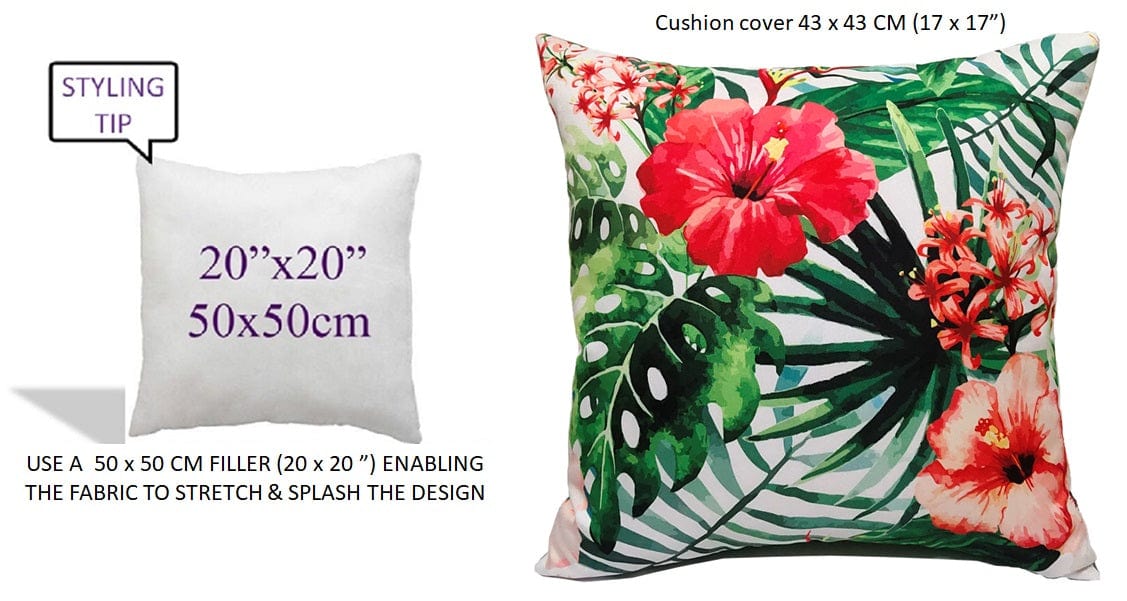 Olivia Rocco Gardenia Water-Resistant Cushion Covers, 43 x 43 cm