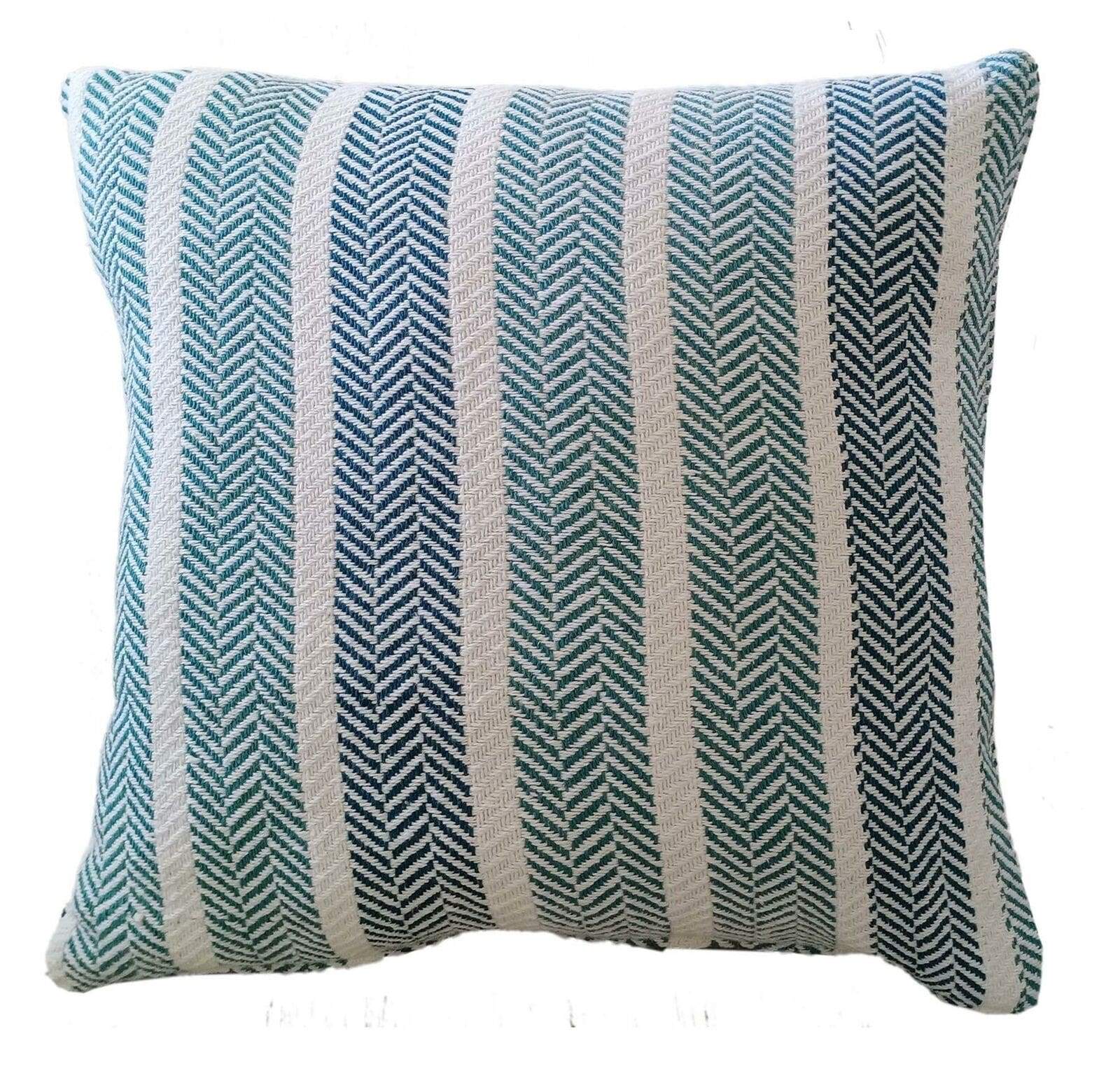 Olivia Rocco Striped Indian Cotton Cushion Covers, Two Sizes