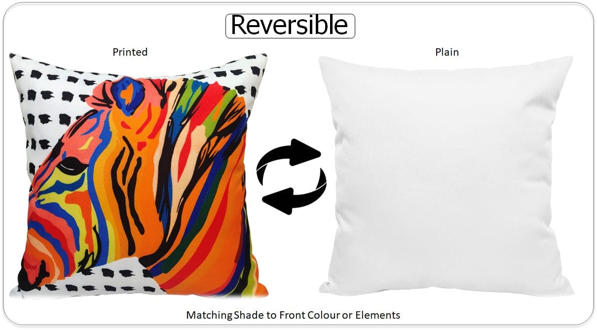 Olivia Rocco Kampala Orange Water-Resistant Cushion Covers, 43 x 43 cm