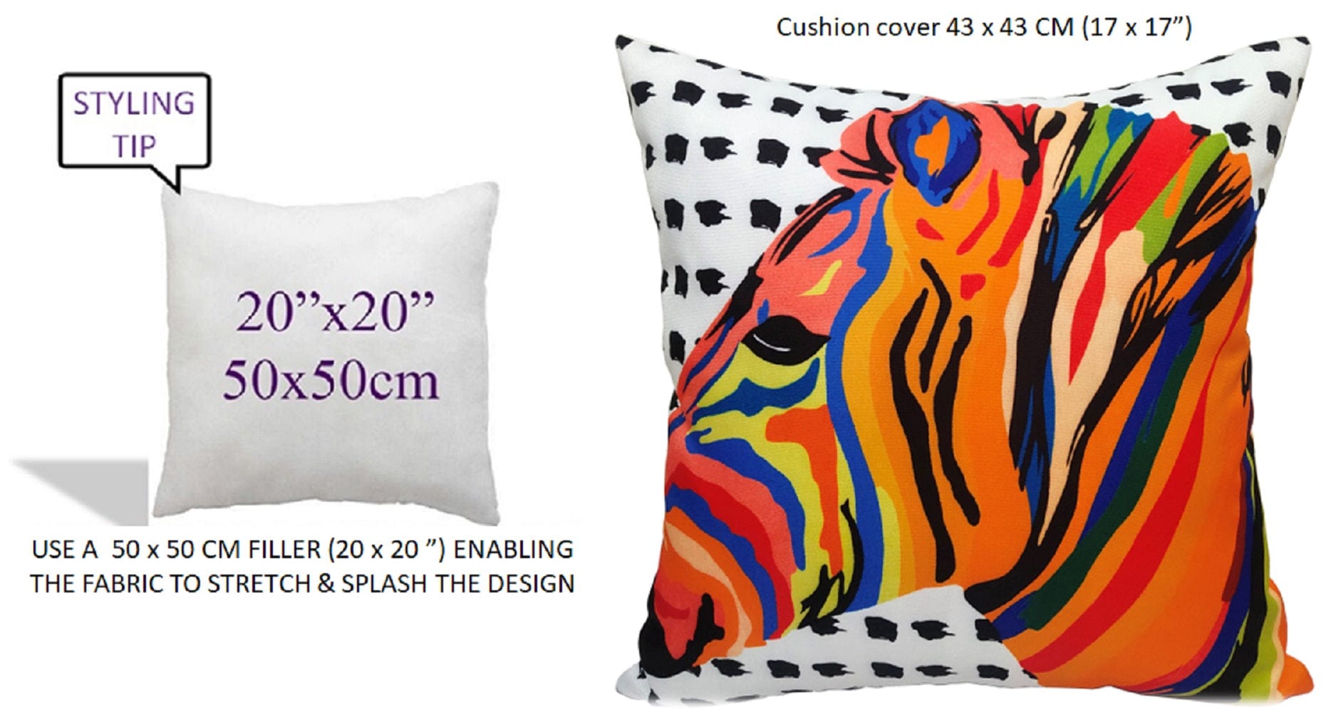 Olivia Rocco Kampala Orange Water-Resistant Cushion Covers, 43 x 43 cm