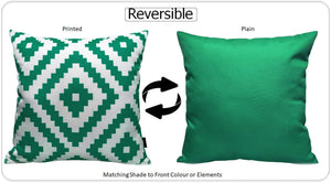Olivia Rocco Nairobi Lime Green Water-Resistant Cushion Covers, 43cm