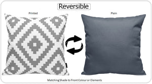 Olivia Rocco Nairobi Silver Water-Resistant Cushion Covers, 43 x 43 cm